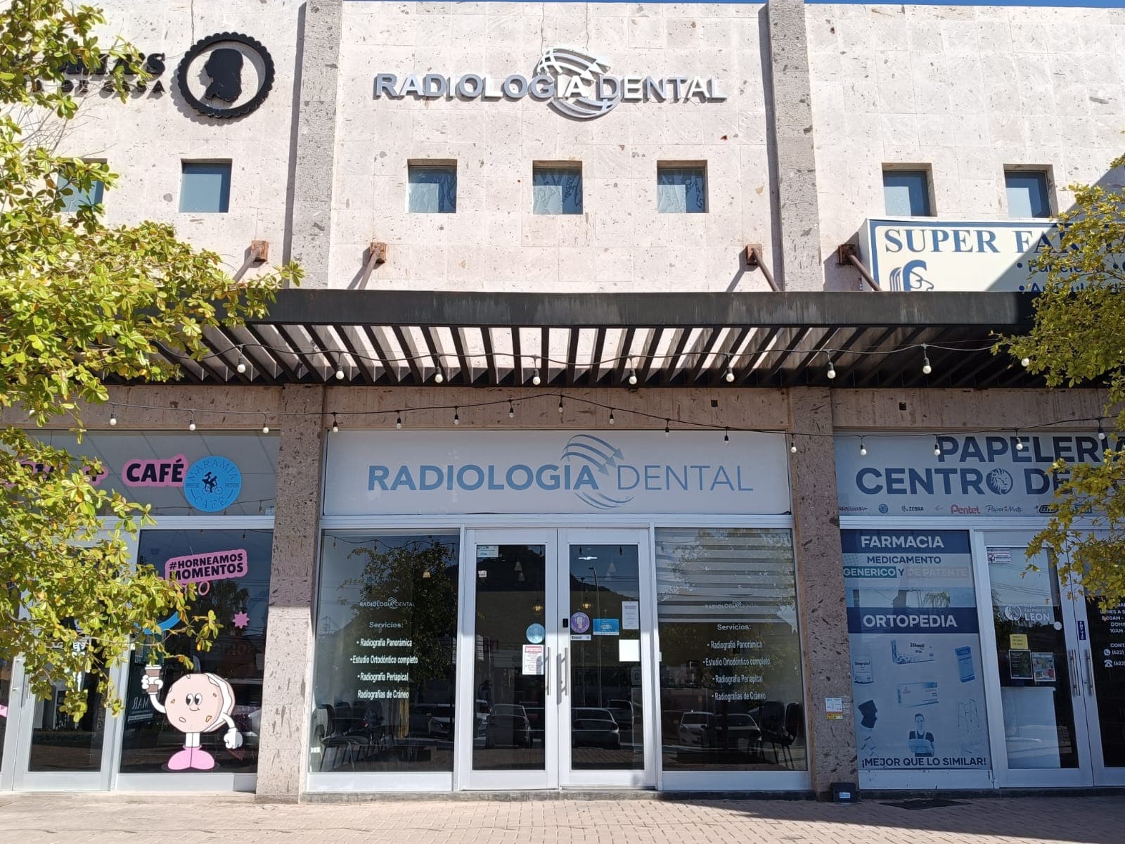 Fachada de Radiología Dental Guaymas