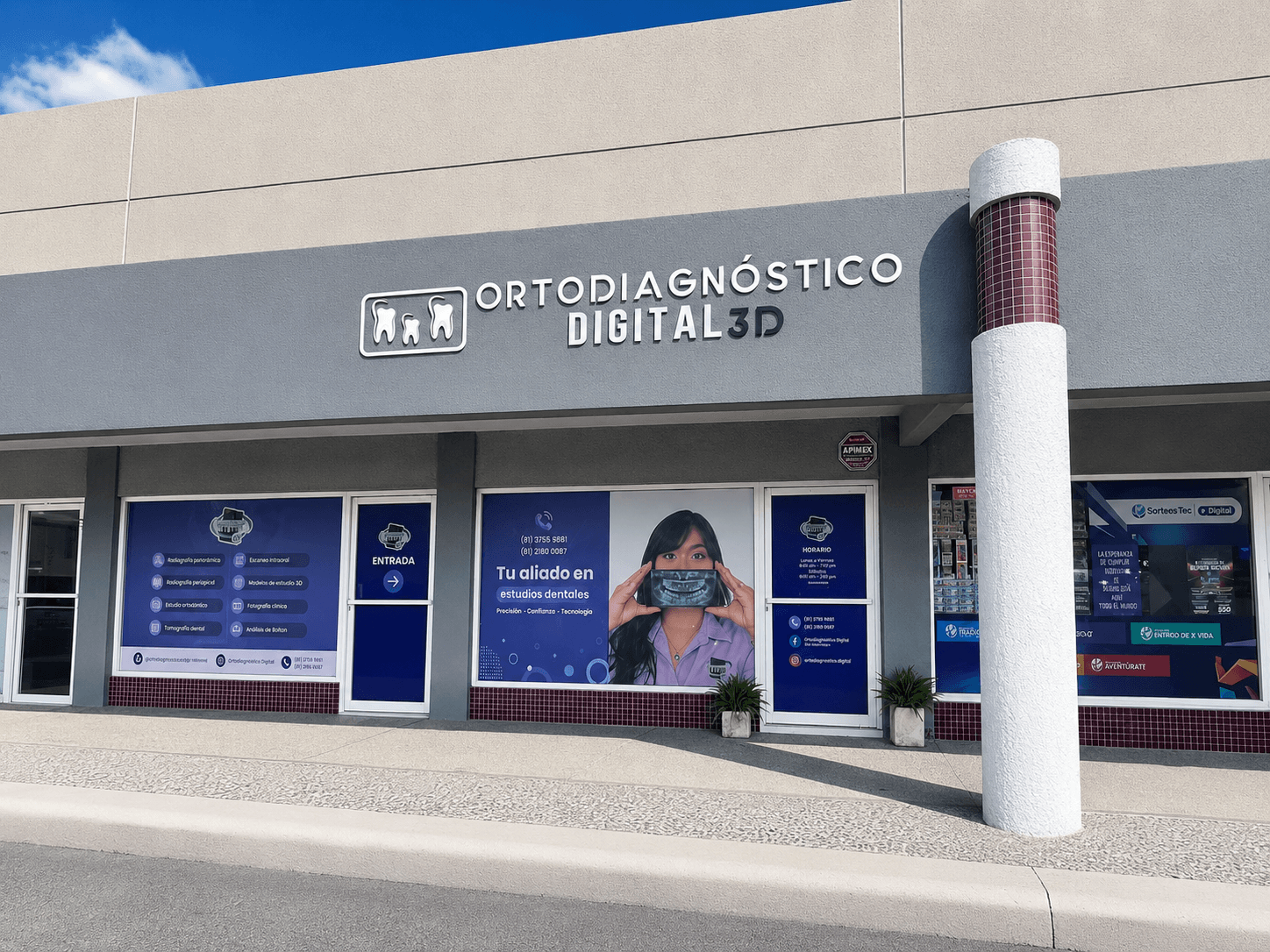 Fachada de Ortodiagnóstico Digital Sucursal Contry